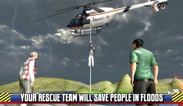 直升机的模拟救援手机版(Helicopter Rescue Flight Sim) V3.1 安卓版