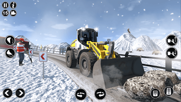 雪地挖掘机模拟器手机版(Snow Excavator Simulator Game) V1.3.1 安卓版